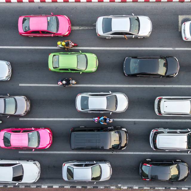 Stau, Sperrung, Autobahn