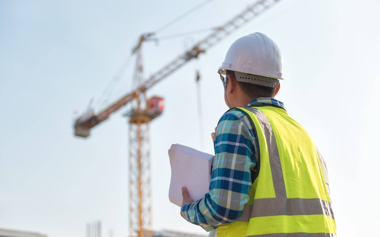 Baustelle, Bauarbeiten, Arbeiter, Bauarbeiter