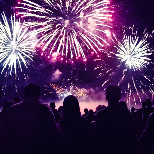 Feuerwerk, Silvester, Neujahr