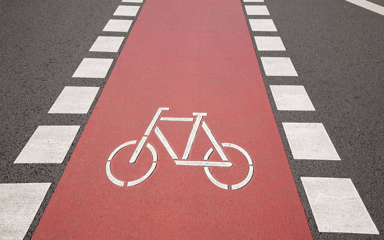 Fahrradweg, Fahrrad fahren, Fahrrad, Fahrradfahrer