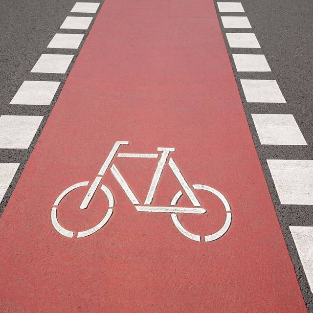 Fahrradweg, Fahrrad fahren, Fahrrad, Fahrradfahrer