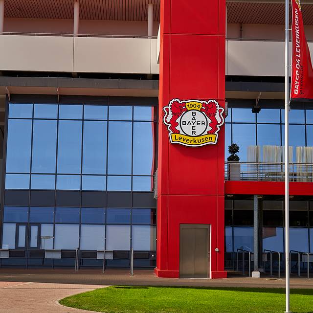 BayArena, Fußball, Stadion, Symbolbild, Bayer 04 Leverkusen, Logo