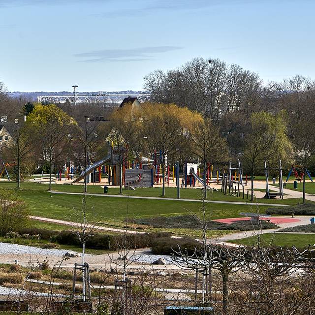 Neulandpark, Leverkusen, geschlossen, Sperrung