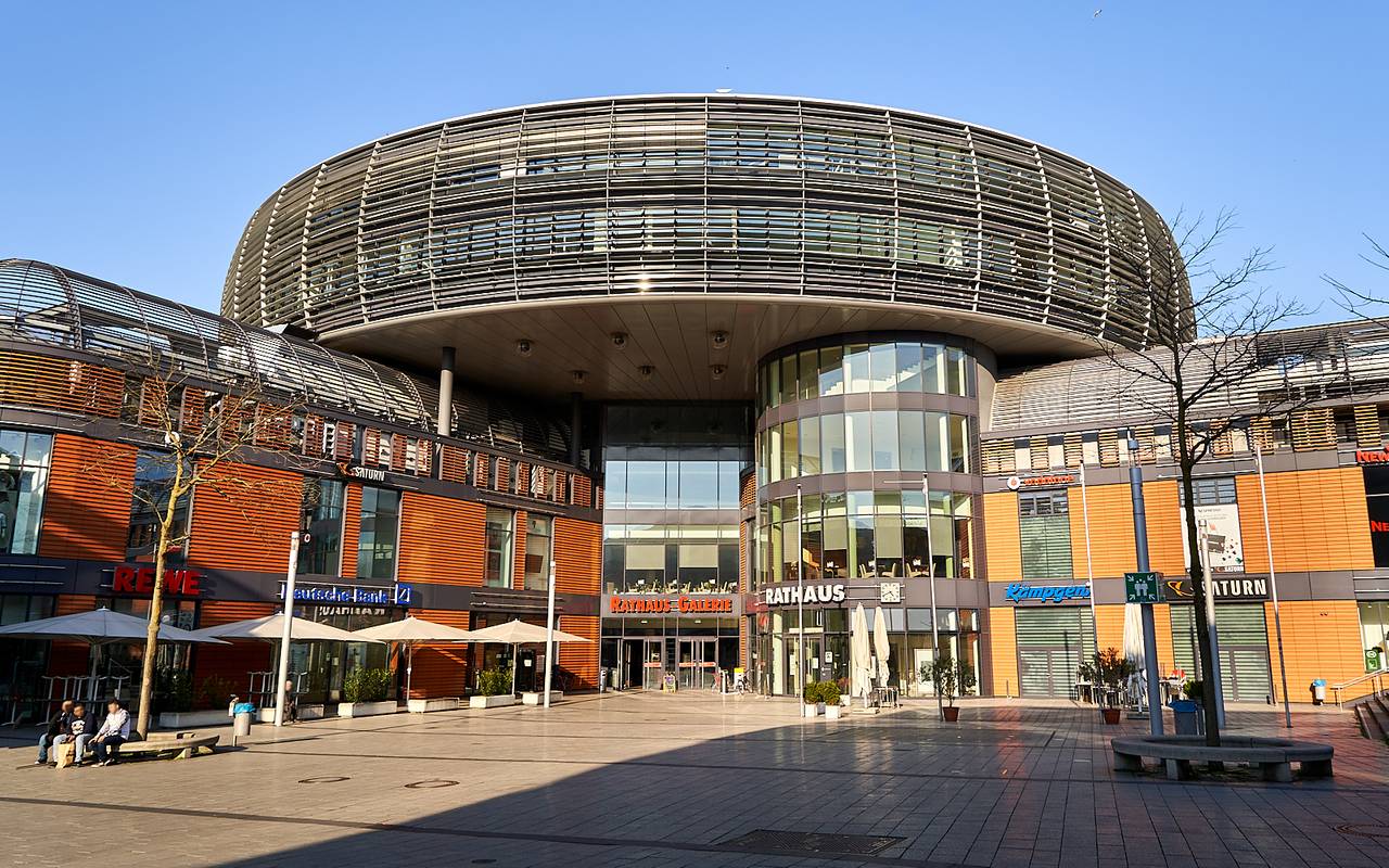 Rathaus-Galerie, Fußgängerzone, Wiesdorf, Symbolbild