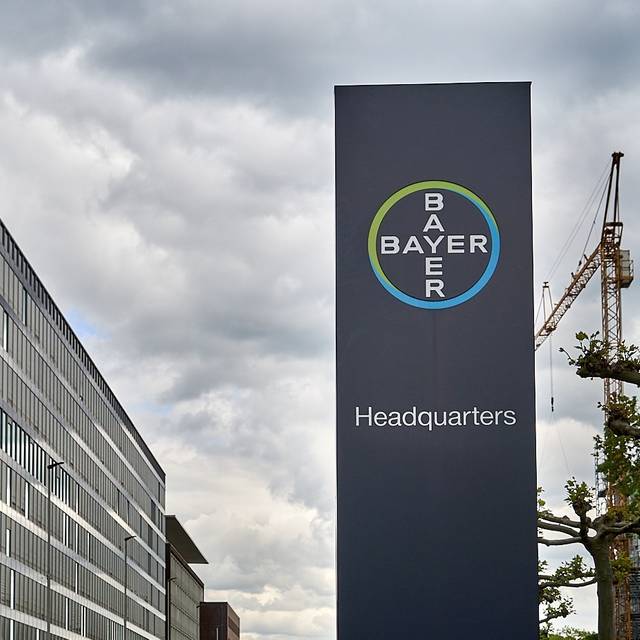 Bayer Konzernzentrale, Bayer, Symbolbild, Bayer, Schild
