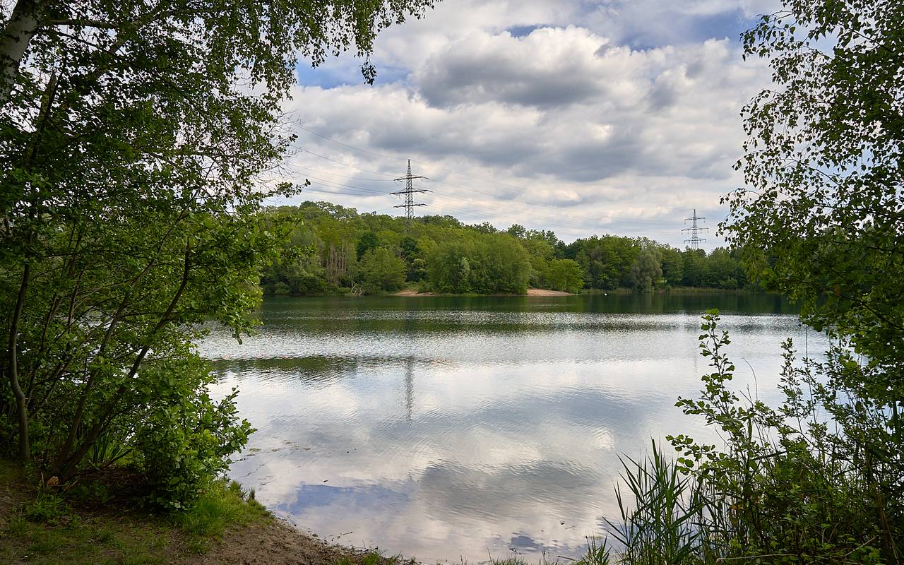 Silbersee, Küppersteg, See, Sand, Badesee, schwimmen, Symbolbild