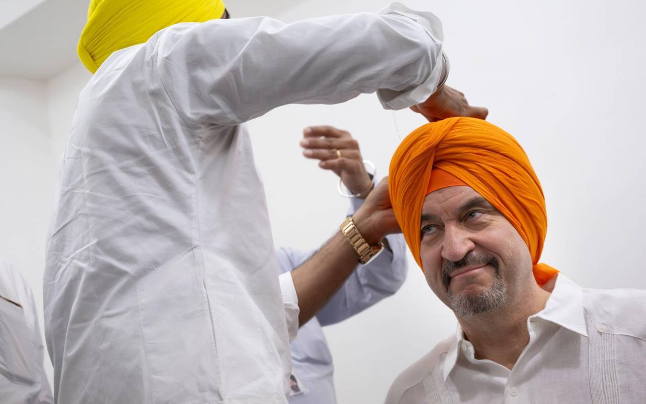 Bayerischer Ministerpräsident Söder besucht Indien