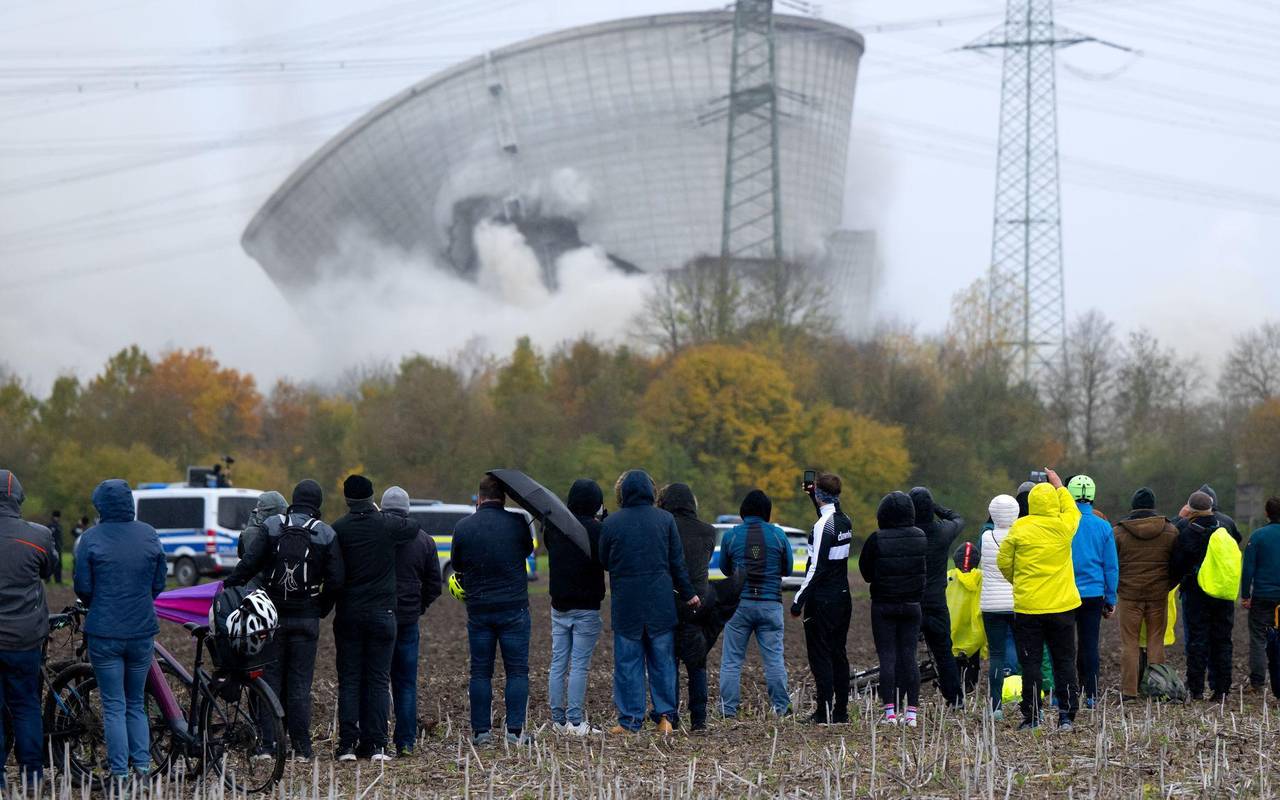 Sprengung Kühltürme Kernkraftwerk Gundremmingen