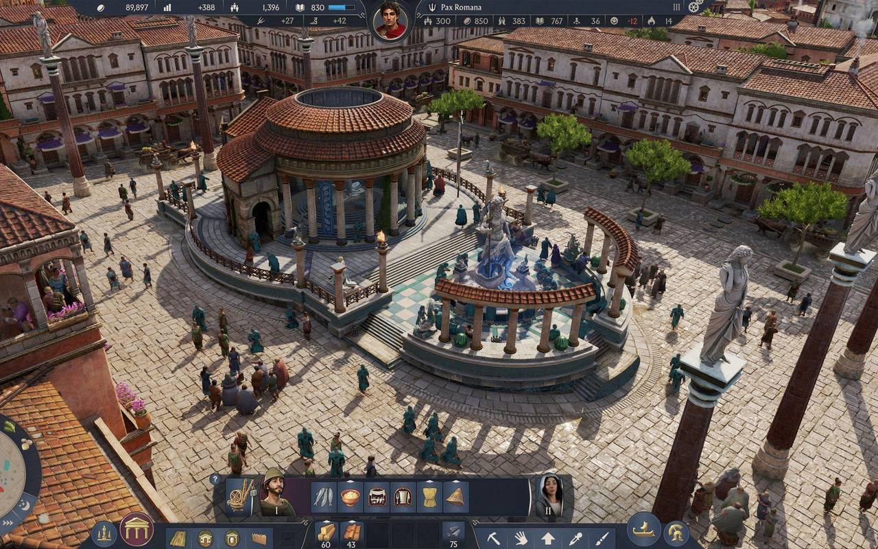 Screenshot vom Spiel «Anno 117: Pax Romana»
