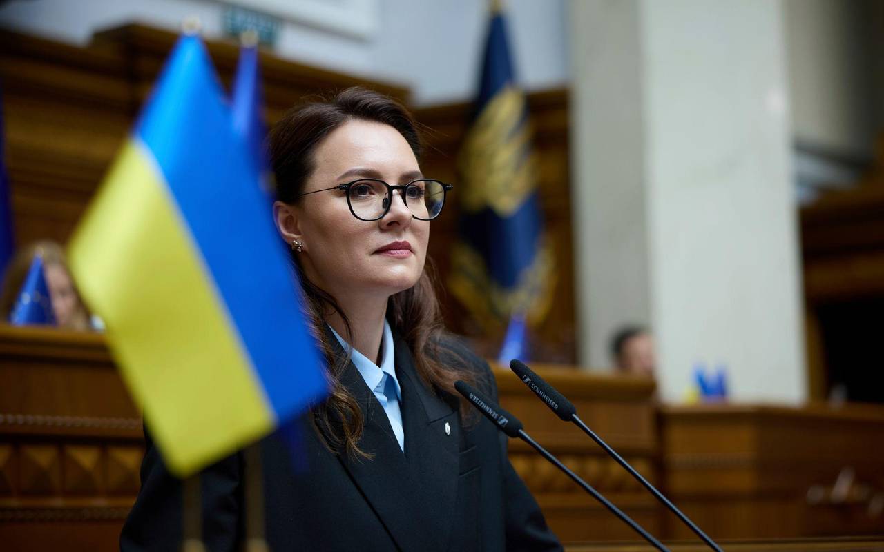 Regierungschefin der Ukraine Julia Swyrydenko