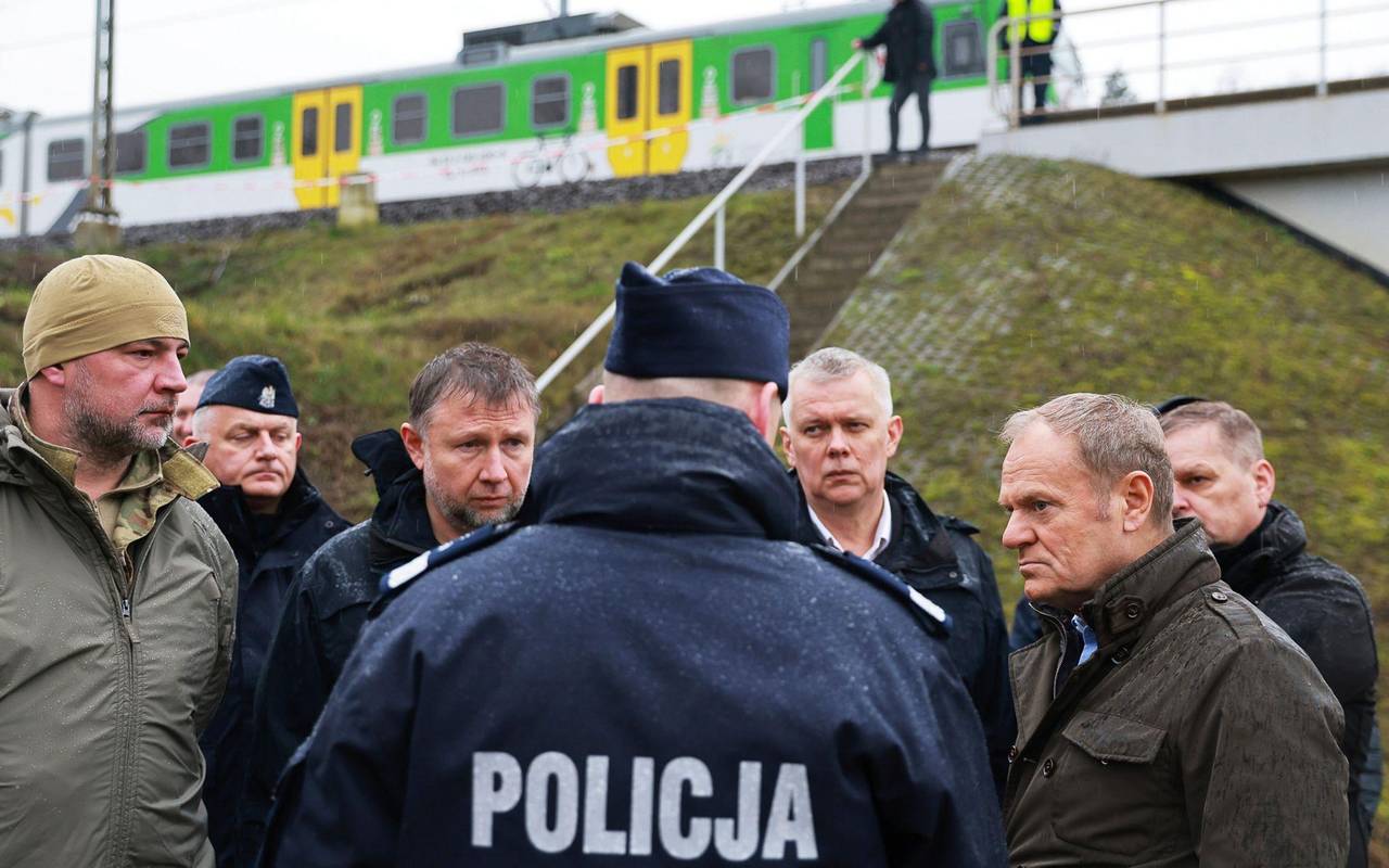 Bahnstrecke in Polen durch Sabotage beschädigt