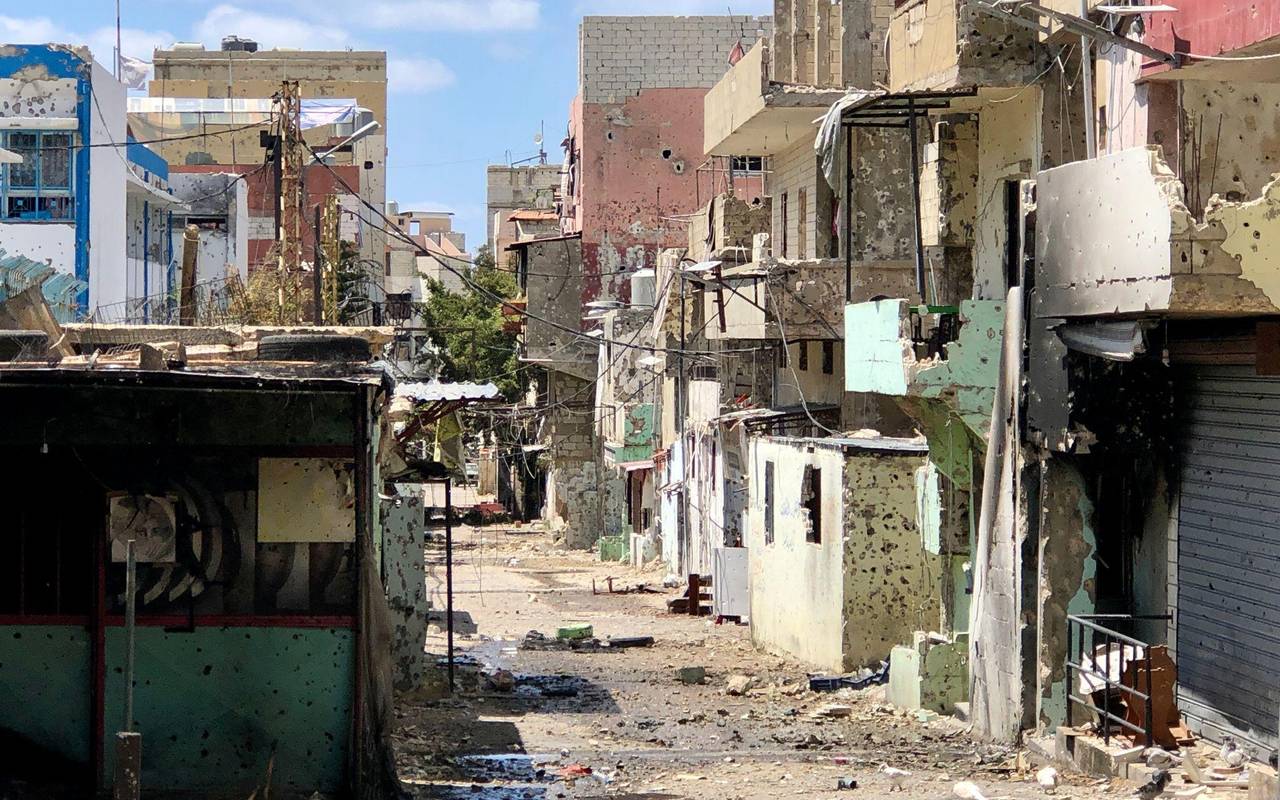 Lage im palästinensischen Lager Ain al-Hilwah im Libanon