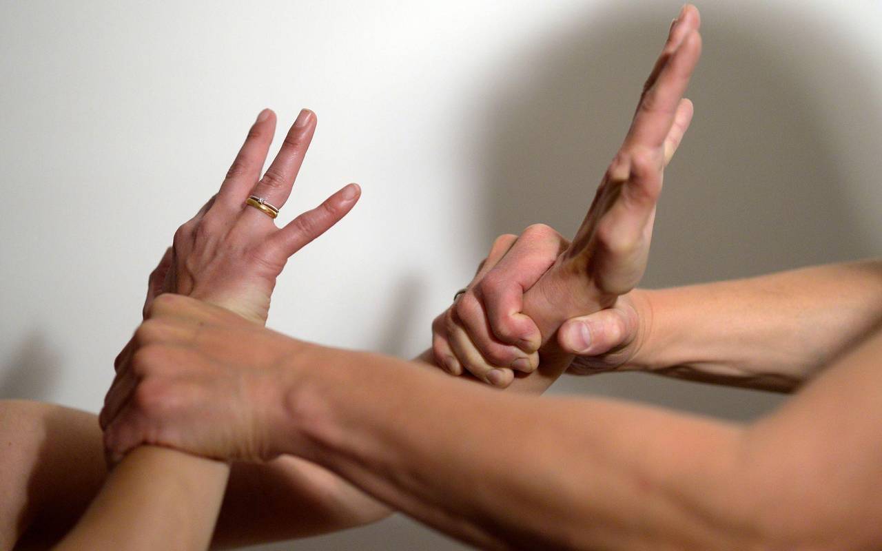 Häusliche Gewalt (Illustration)