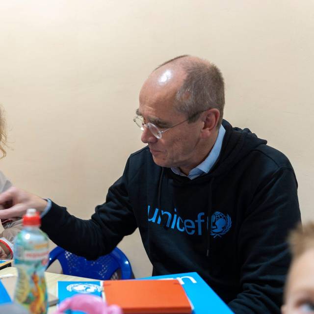 Unicef-Geschäftsführer Schneider in der Ostukraine