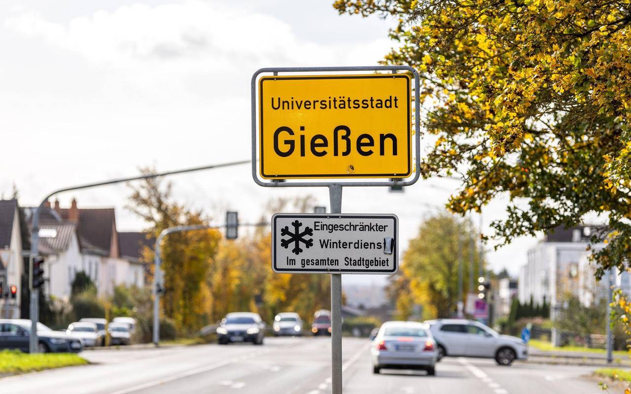 Gießen - Ortsschild