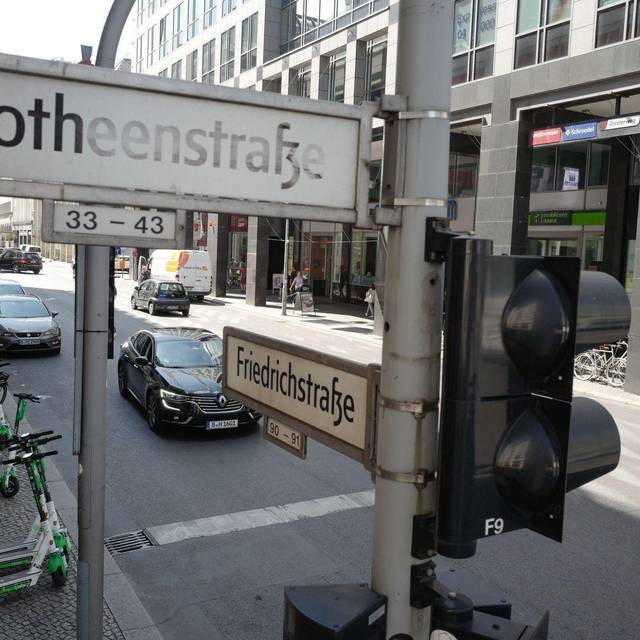 Dorotheenstraße im Berliner Regierungsviertel