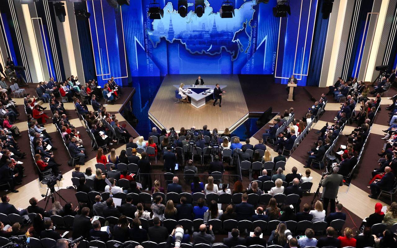 Putin gibt Jahrespressekonferenz