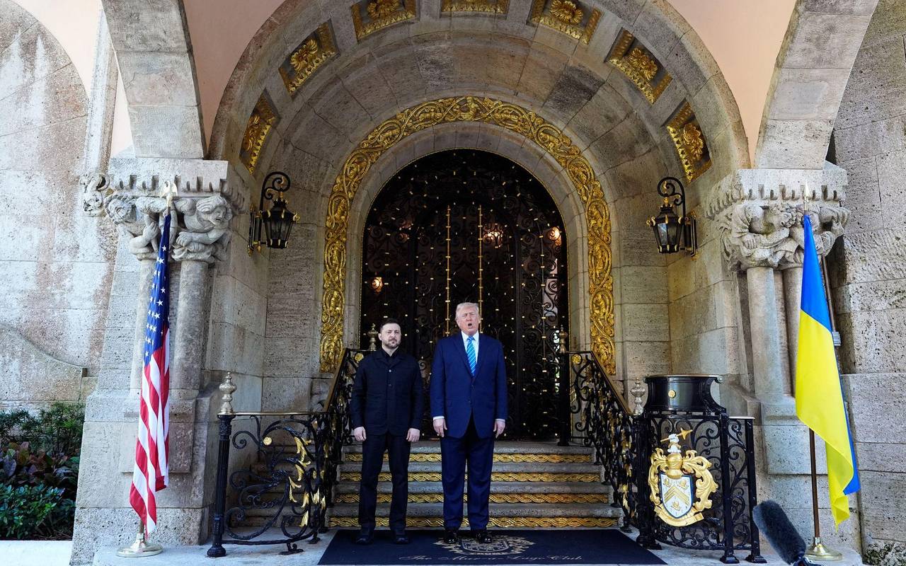 US-Präsident Trump empfängt Präsident Selenskyj in Florida