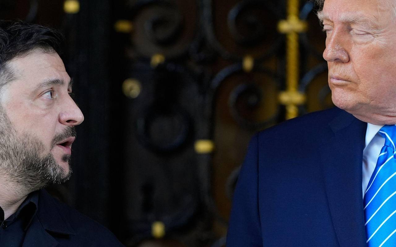 US-Präsident Trump empfängt Präsident Selenskyj in Florida