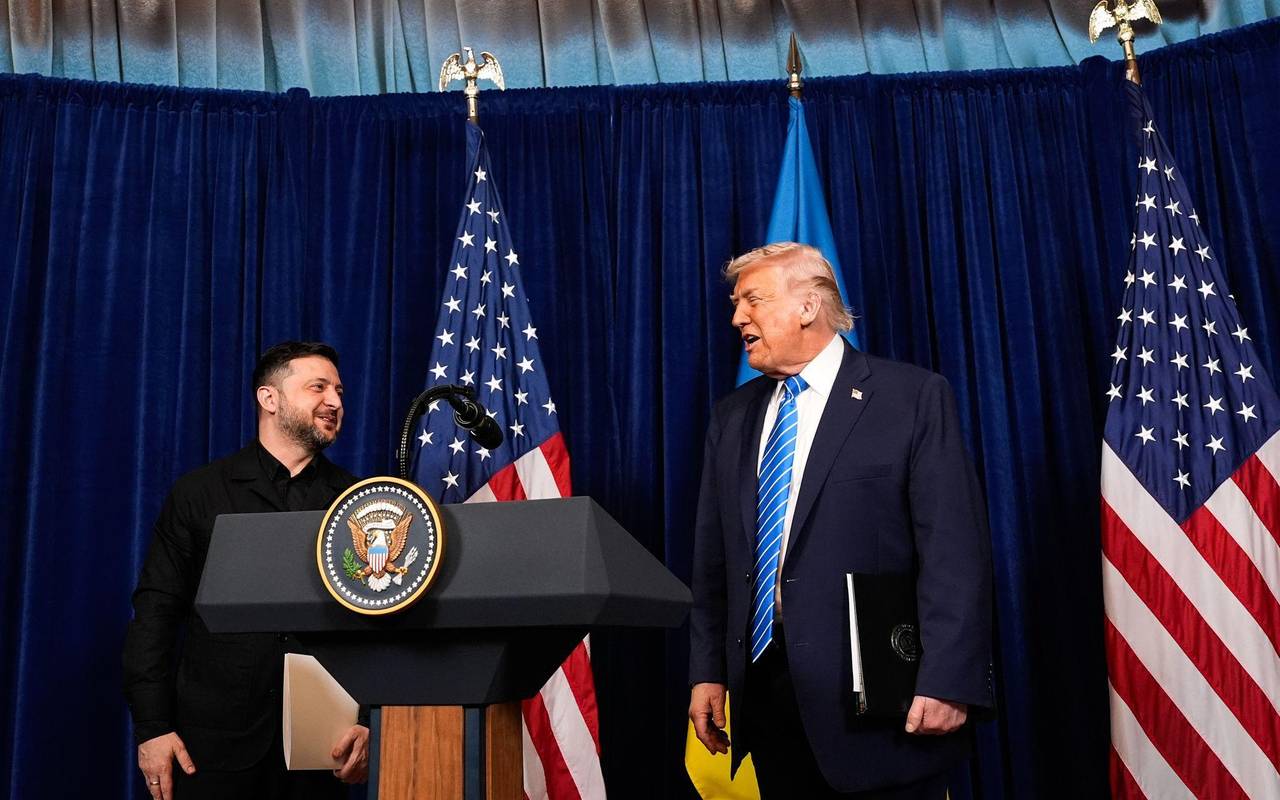 US-Präsident Trump empfängt Präsident Selenskyj in Florida