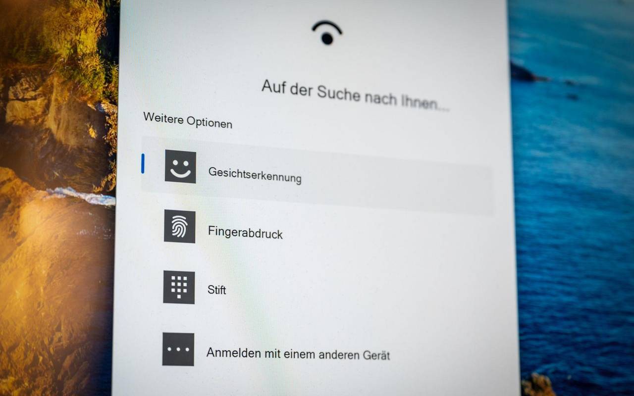 Biometrische Authentifizierung für Passkeys bei Windows