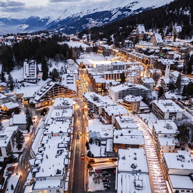 Schweizer Skiort Crans-Montana