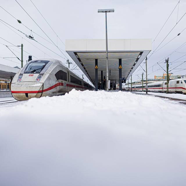 Nach Sturmtief Elli - Bahnhof Hannover
