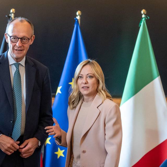 Friedrich Merz und Giorgia Meloni