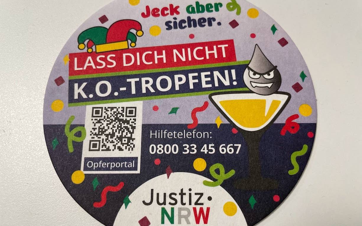 Bierdeckel K.O.-Tropfen