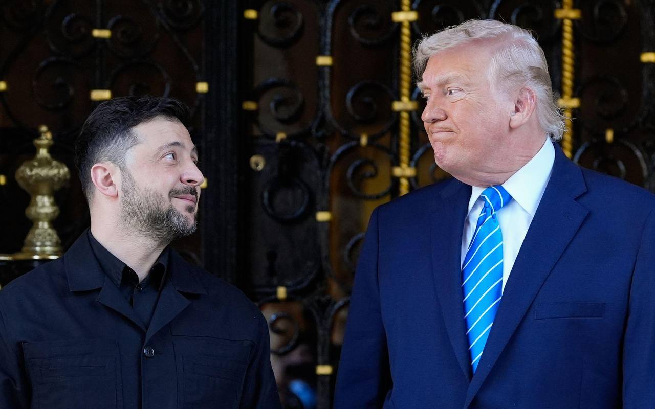 US-Präsident Trump empfängt Präsident Selenskyj in Florida