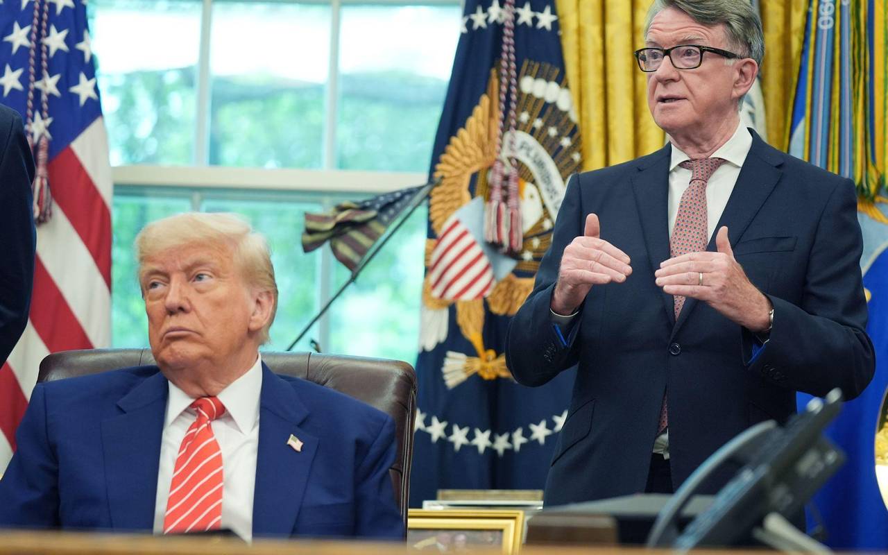 Donald Trump und Peter Mandelson