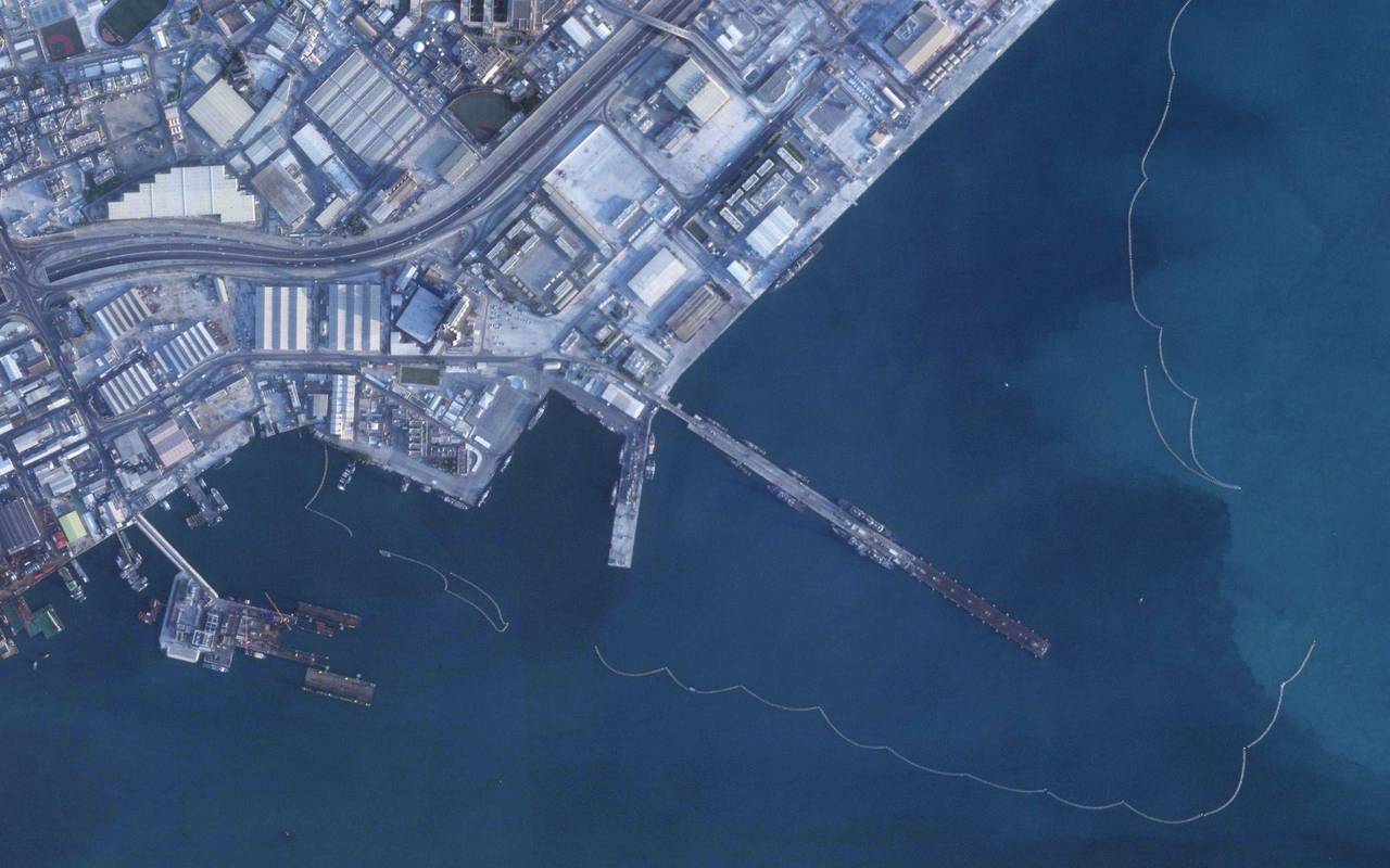 Lage im Iran - Hauptquartier der Flotte der US-Marine in Bahrain