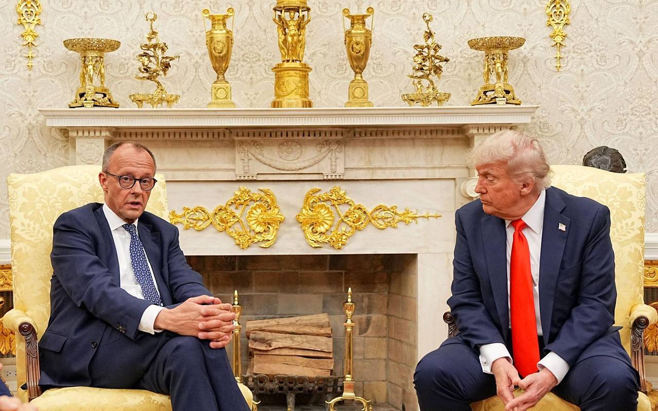 US-Präsident Trump empfängt Bundeskanzler Merz