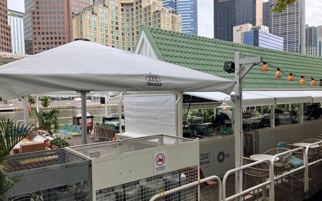 Restaurantschiff Formel-1-Team Audi