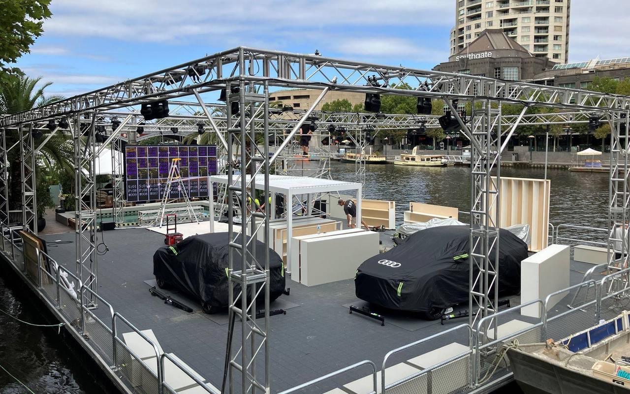 Restaurantschiff Formel-1-Team Audi