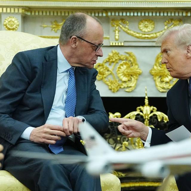US-Präsident Trump empfängt Bundeskanzler Merz