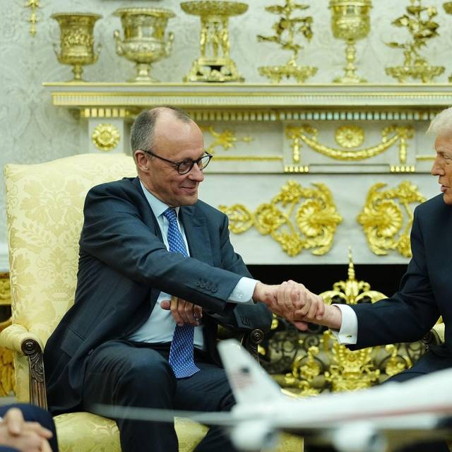 US-Präsident Trump empfängt Bundeskanzler Merz