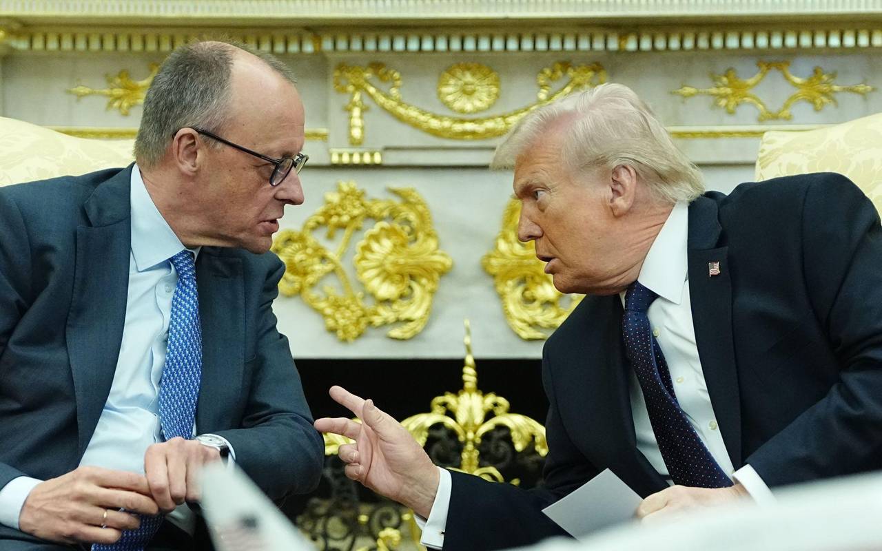 US-Präsident Trump empfängt Bundeskanzler Merz
