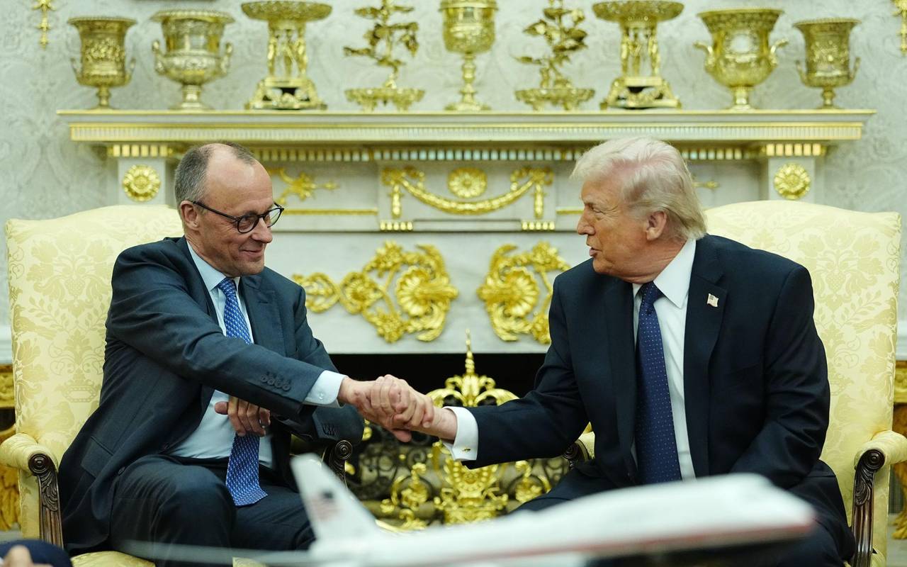 US-Präsident Trump empfängt Bundeskanzler Merz