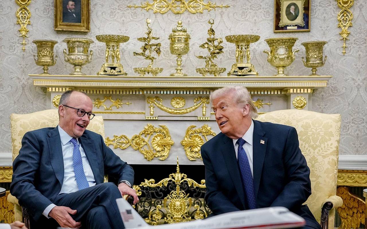 US-Präsident Trump empfängt Bundeskanzler Merz