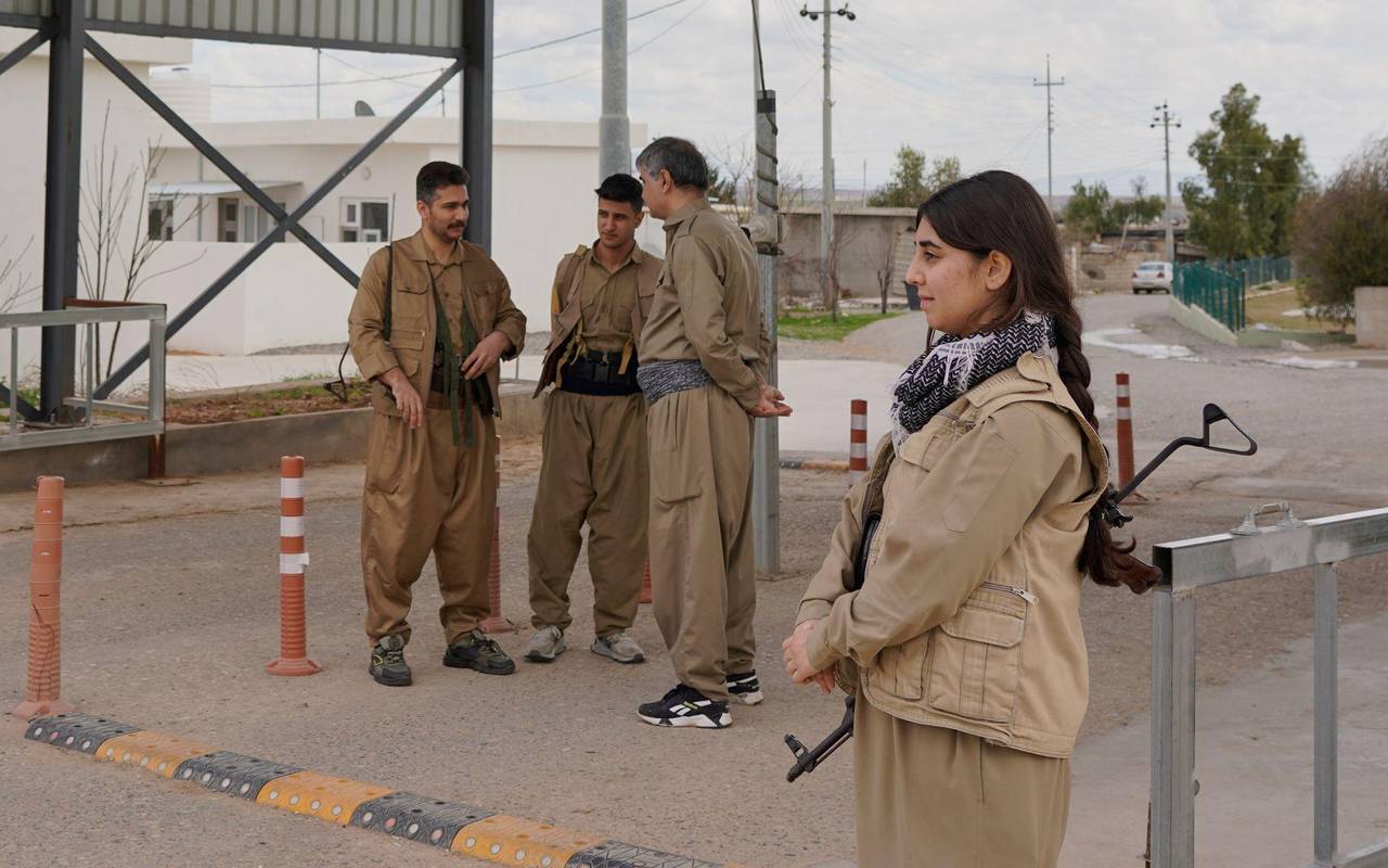 Grenze zwischen Iran und der Autonomen Region Kurdistan im Irak