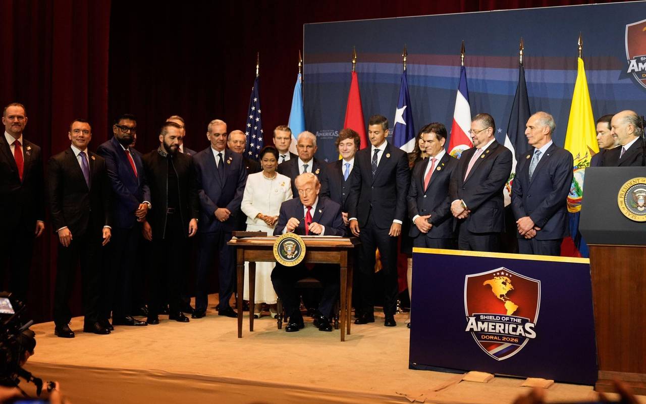 Trump empfängt Regierungschefs aus Lateinamerika und Karibik