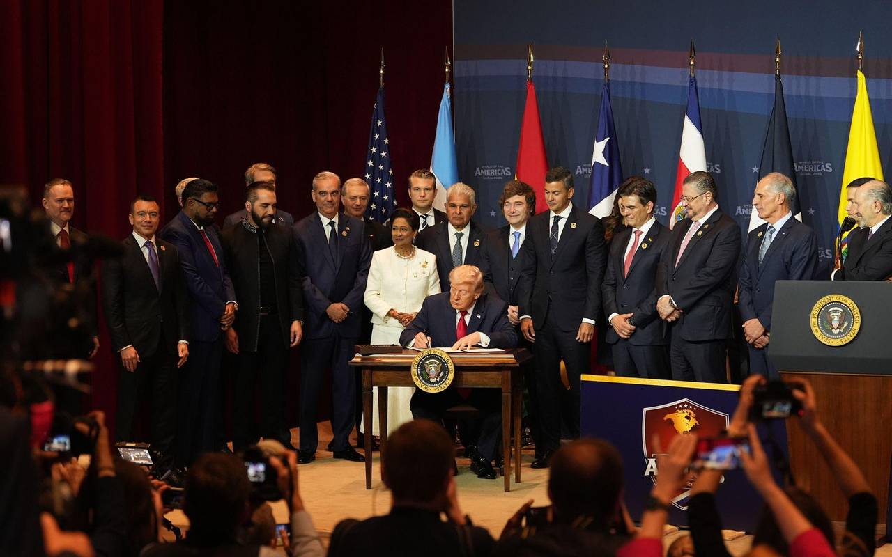 Trump empfängt Regierungschefs aus Lateinamerika und Karibik