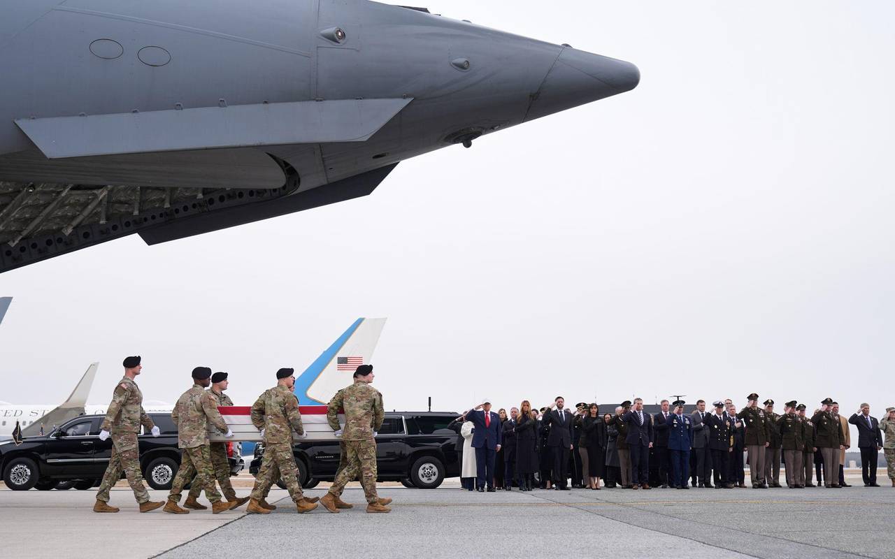 Iran-Krieg - Überführung gefallener US-Soldaten