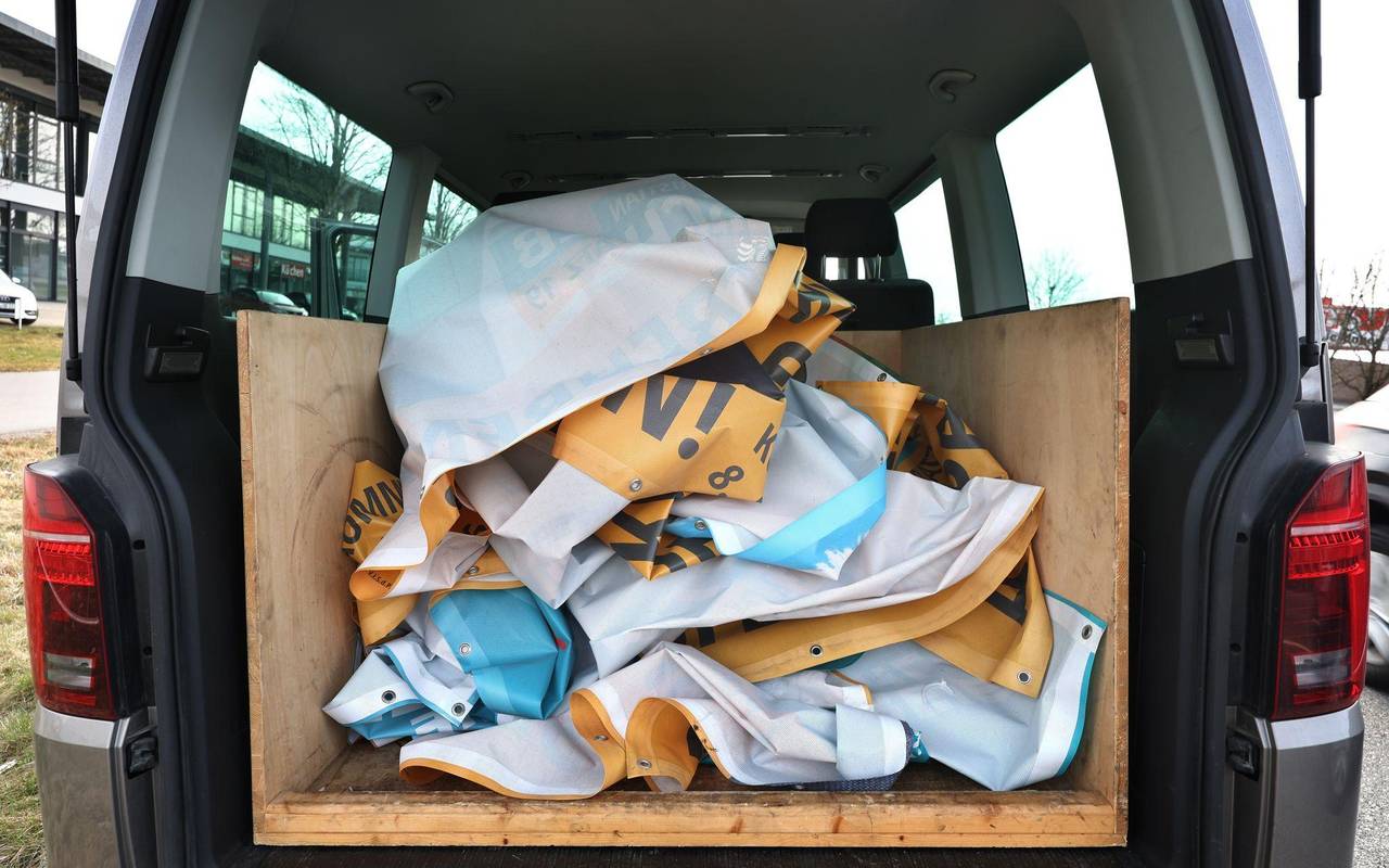 Nach den Kommunalwahlen in Bayern - Wahlplakate