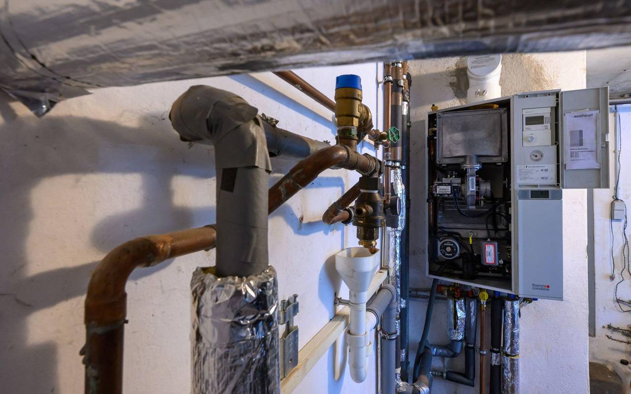 Gasheizung im Keller