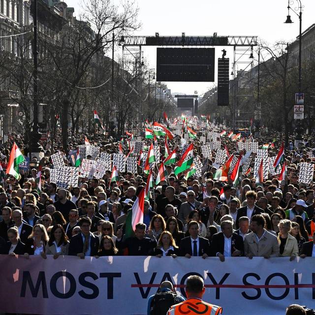 Ungarn Nationalfeiertag - Demonstration der Opposition