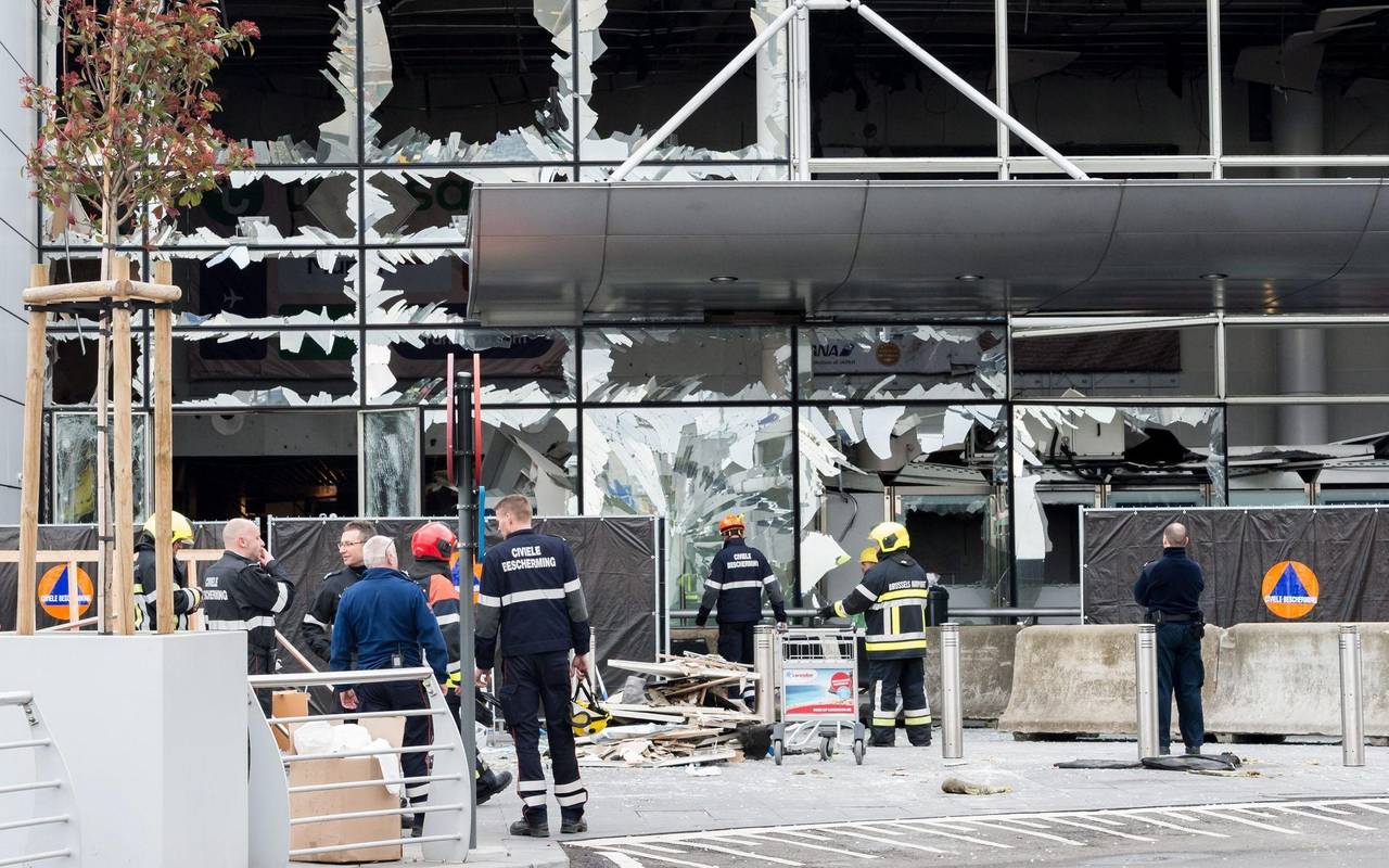 Schäden nach Anschlag auf Brüsseler Flughafen