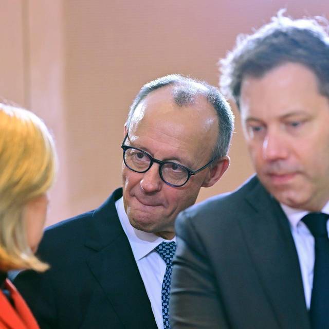 Bärbel Bas, Friedrich Merz und Lars Klingbeil