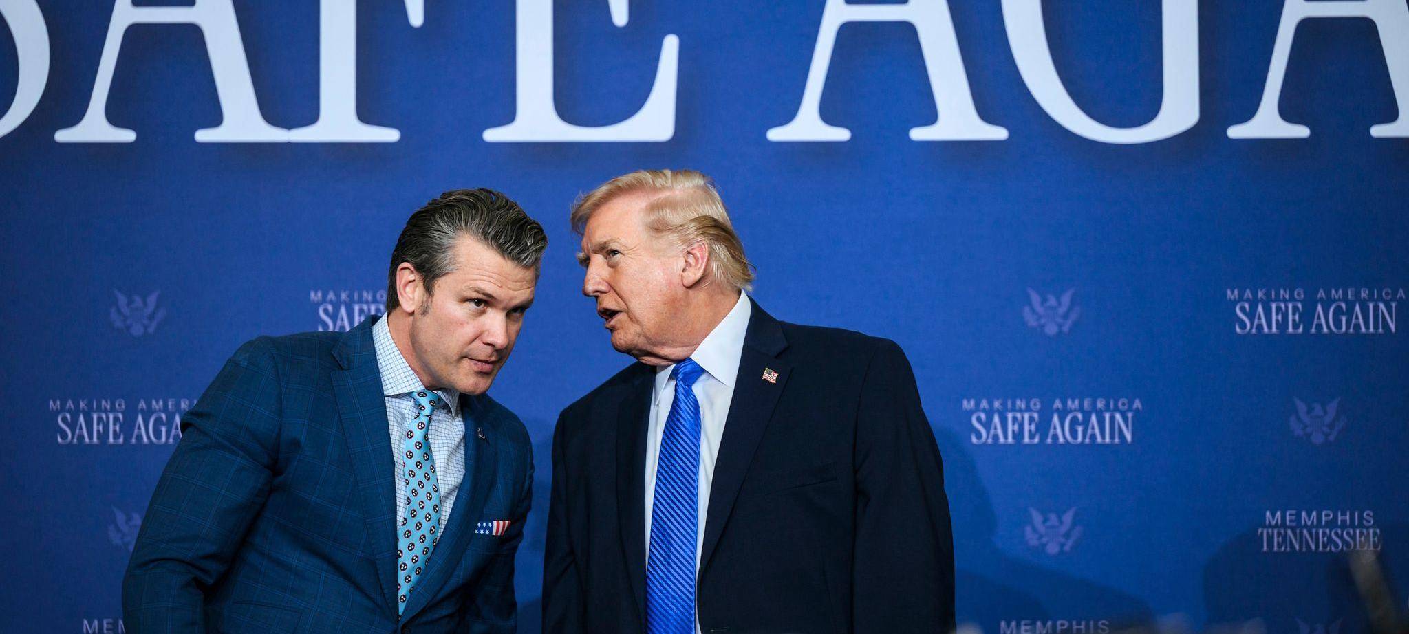 US-Präsident Trump bei der Memphis Safe Task Force